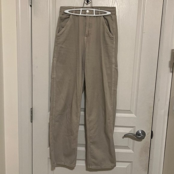 Garage Beige High Rise Cargo Pant - Picture 1 of 5